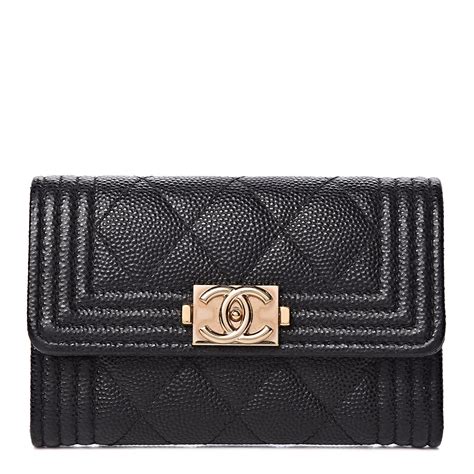 chanel boy card holder zipper inside|Chanel card holder with flap.